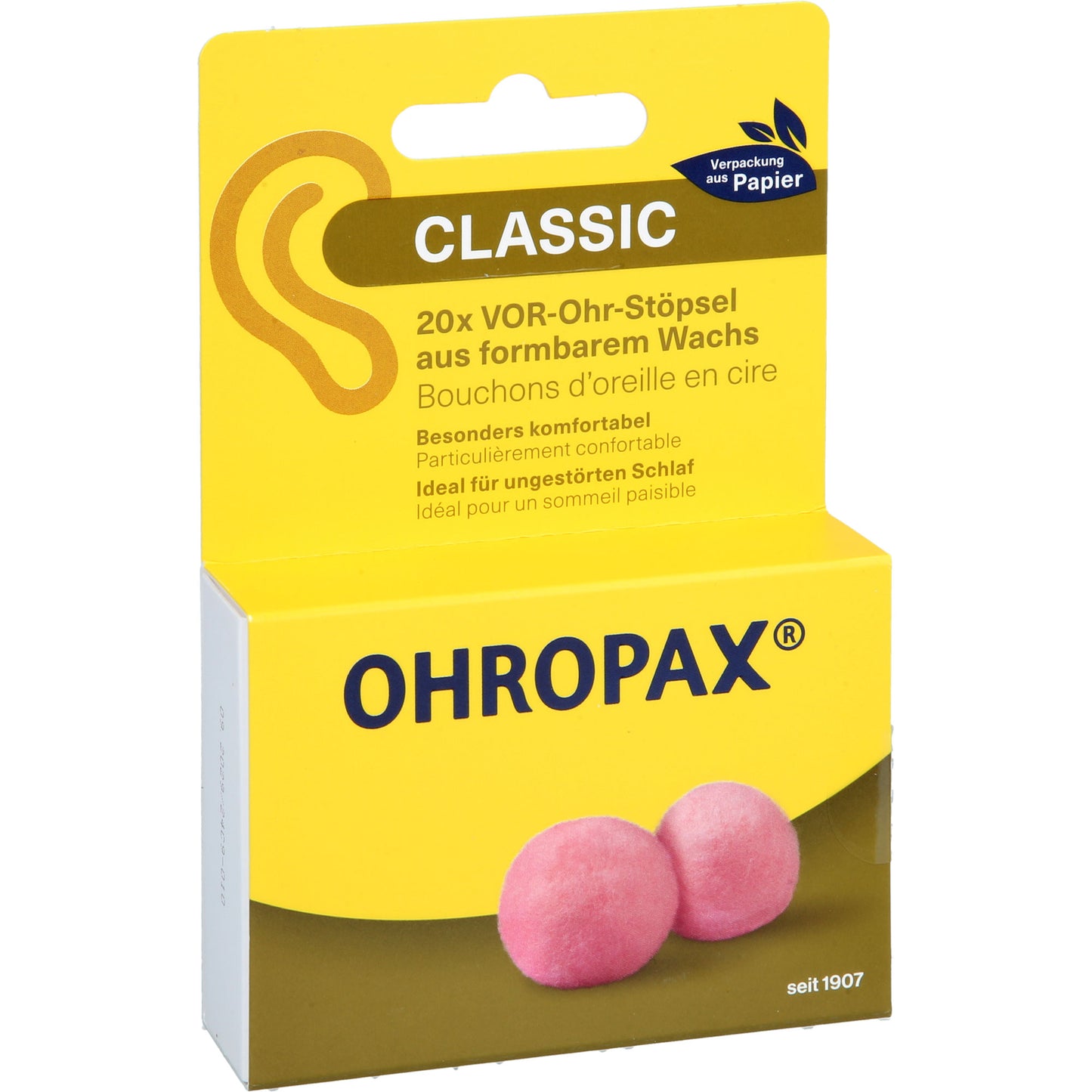 OHROPAX Classic Wachs Vor-Ohr Stöpsel 20 St