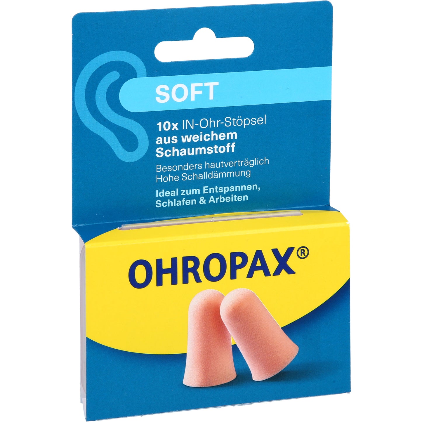 OHROPAX soft Schaumstoff In-Ohr Stöpsel 10 St