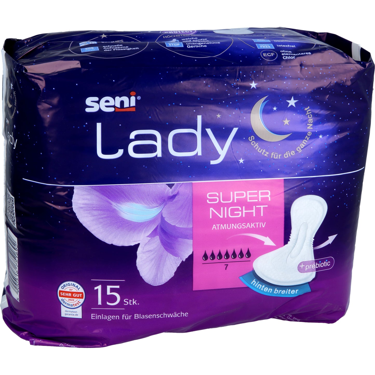SENI Lady Inkontinenzeinlage super night 15 St