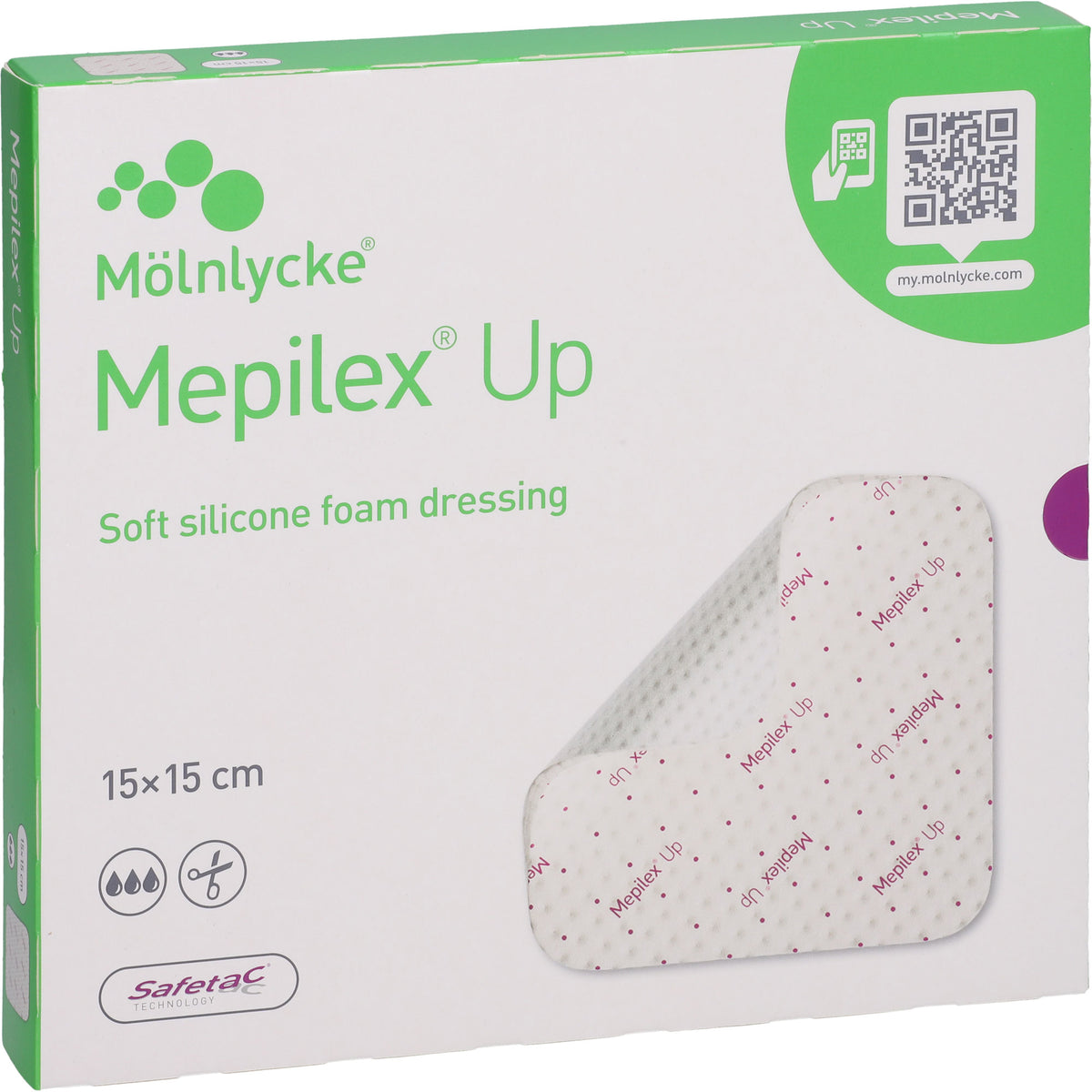 MEPILEX Up 15x15 cm Schaumverband 5 St