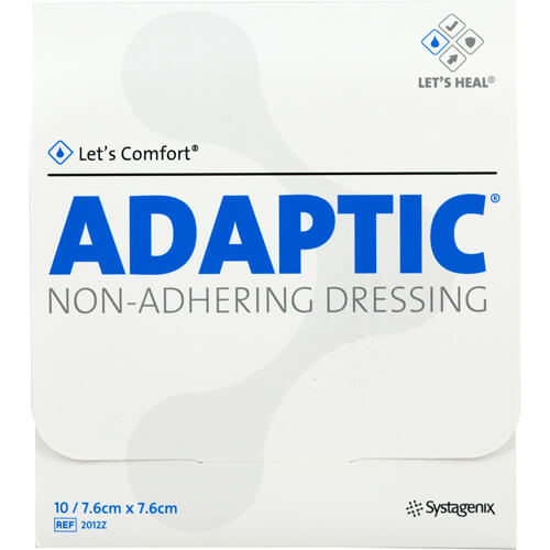 ADAPTIC 7.6X7.6CM 2012 10 St