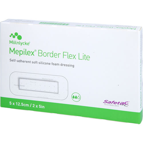MEPILEX BORD FL LI 5X12.5 5 St