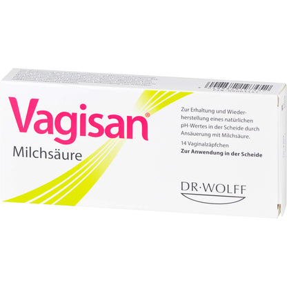 VAGISAN Milchsäure Vaginalzäpfchen 14 St