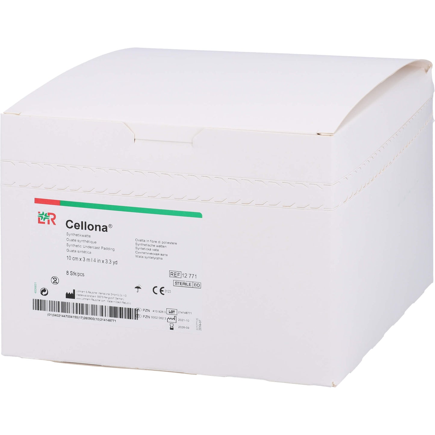 CELLONA Synthetikwatte steril 10 cmx3 m 8 St