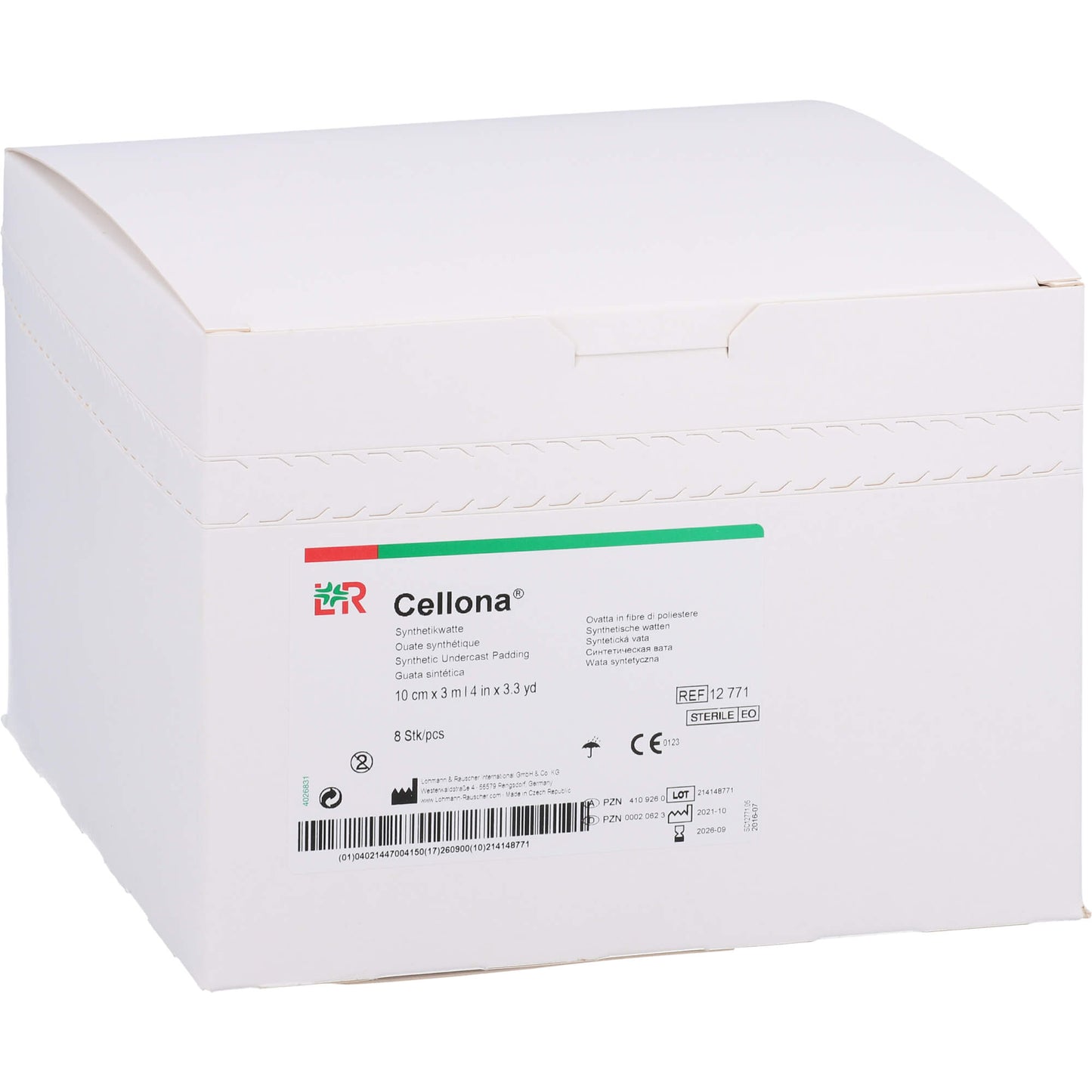CELLONA Synthetikwatte steril 10 cmx3 m 8 St