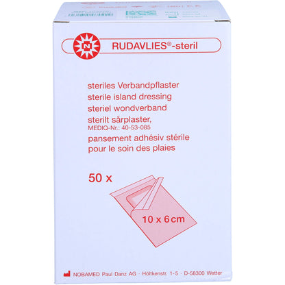 RUDAVLIES-steril Verbandpflaster 6x10 cm 50 St