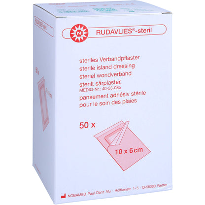 RUDAVLIES-steril Verbandpflaster 6x10 cm 50 St