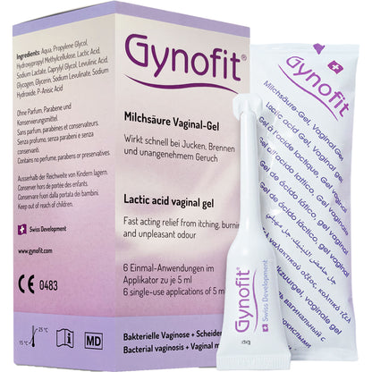 GYNOFIT Vaginal-Gel mit Milchsäure 6X5 ml