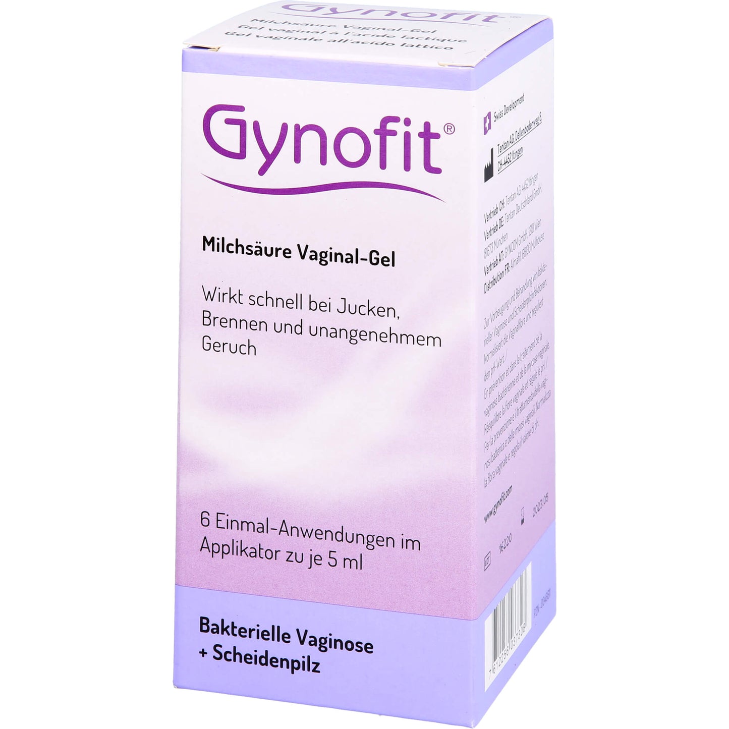 GYNOFIT Vaginal-Gel mit Milchsäure 6X5 ml