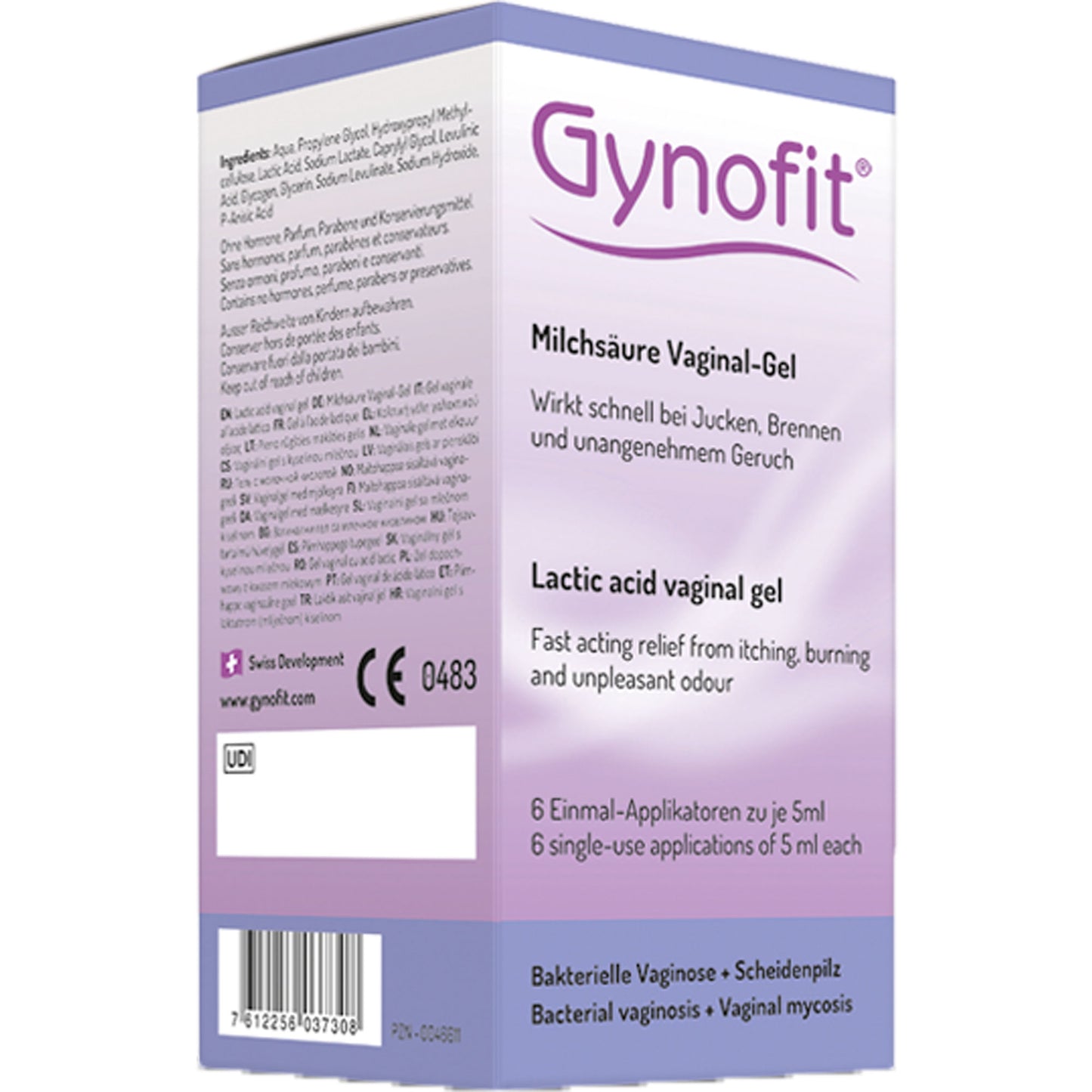 GYNOFIT Vaginal-Gel mit Milchsäure 6X5 ml
