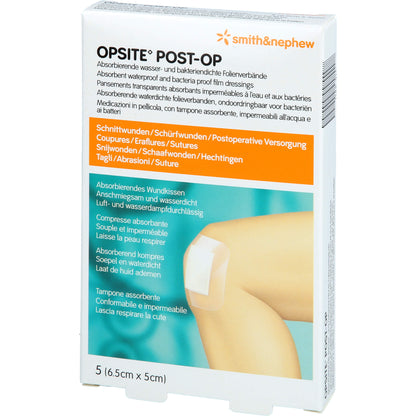 OPSITE Post-OP 5x6,5 cm Verband 5 St