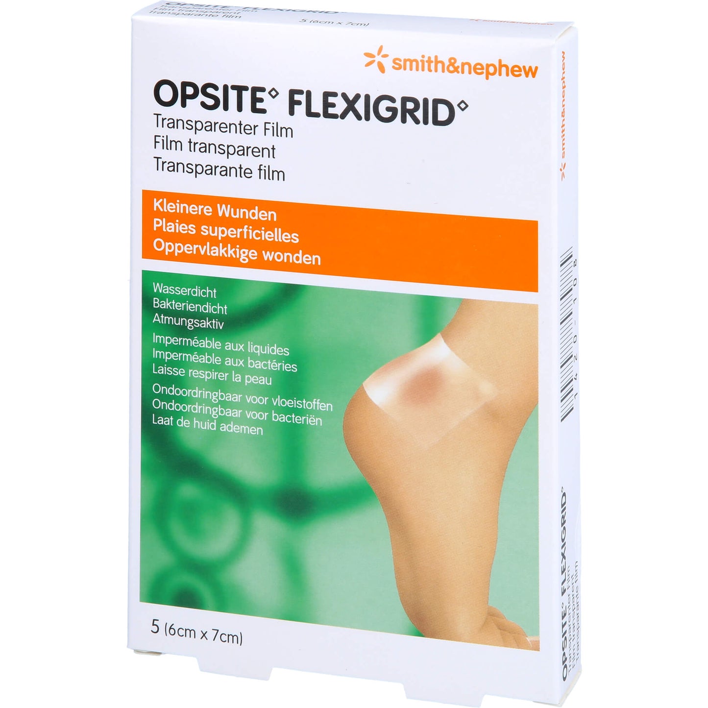 OPSITE Flexigrid transp.Wundverb.6x7 cm steril 5 St