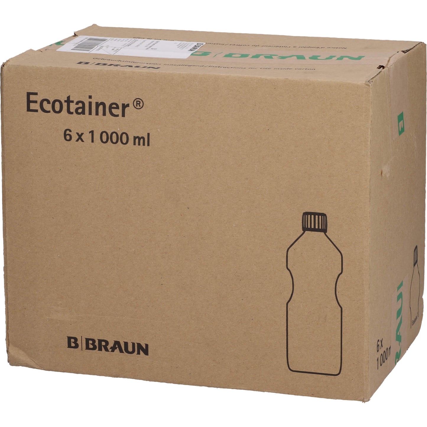 AQUA B.Braun Spüllösung Kunststoff Flasche 6X1000 ml