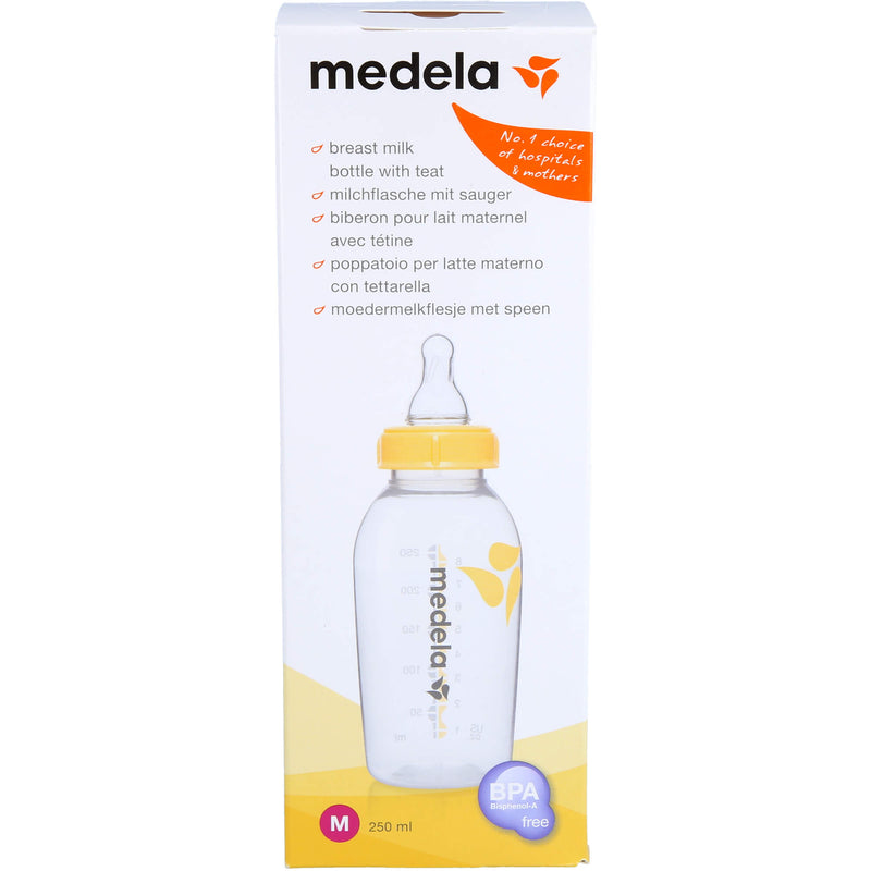 MEDELA MILCHFL250ML SAUG M 1 St