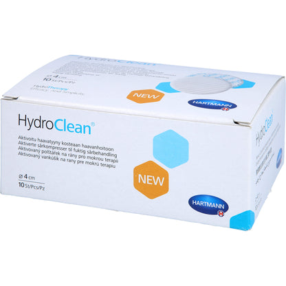 HYDROCLEAN Kompressen 4 cm rund steril 10 St