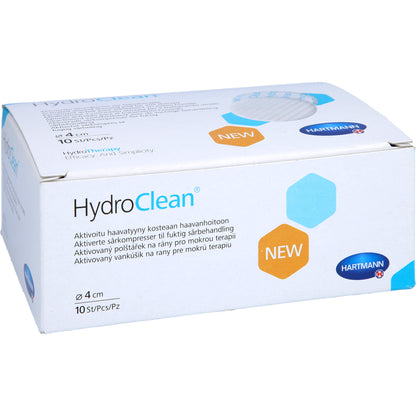 HYDROCLEAN Kompressen 4 cm rund steril 10 St