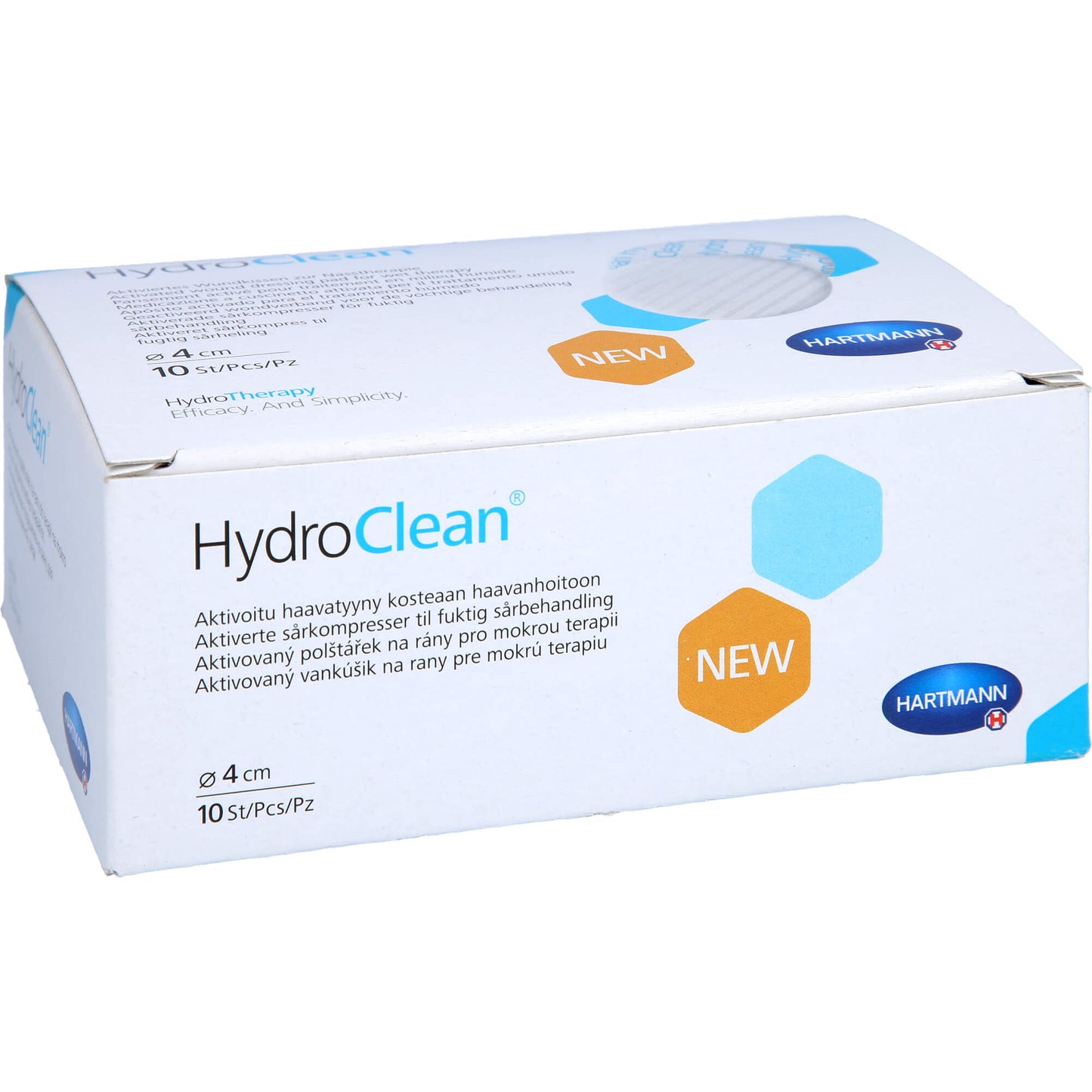HYDROCLEAN Kompressen 4 cm rund steril 10 St