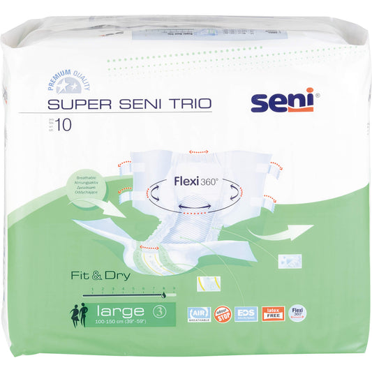 SENI Super Trio Inkontinenzslip L 10 St