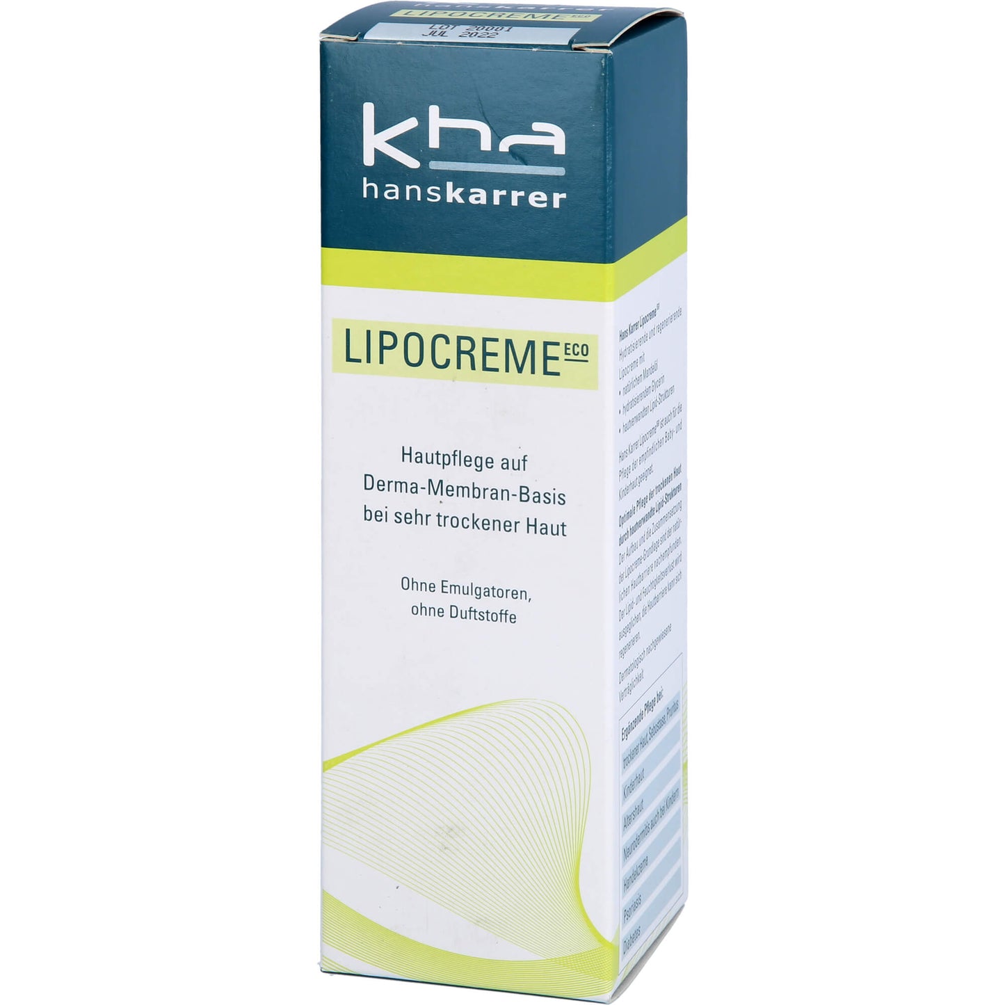 HANS KARRER Lipocreme Eco 100 ml
