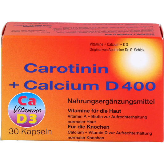 CAROTININ+Calcium D 400 Kapseln 30 St