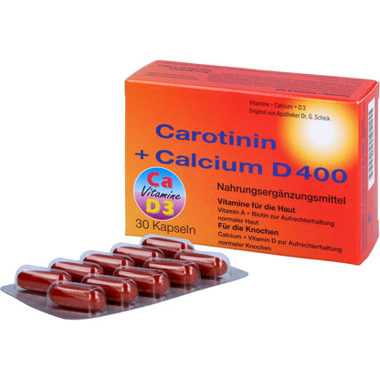 CAROTININ+Calcium D 400 Kapseln 30 St