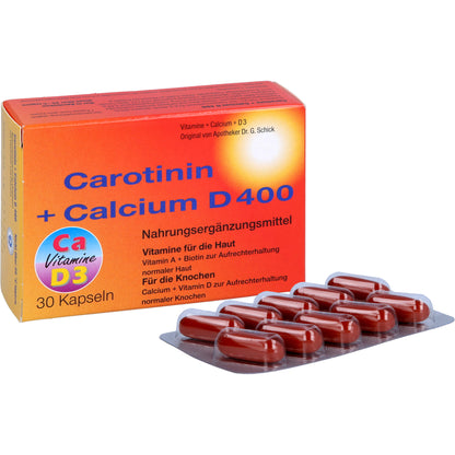 CAROTININ+Calcium D 400 Kapseln 30 St