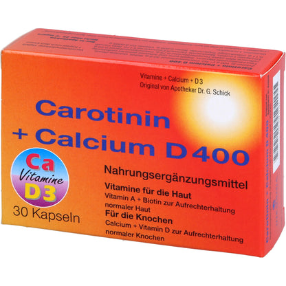 CAROTININ+Calcium D 400 Kapseln 30 St
