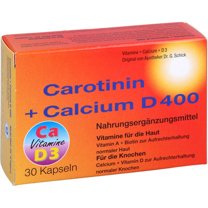 CAROTININ+Calcium D 400 Kapseln 30 St