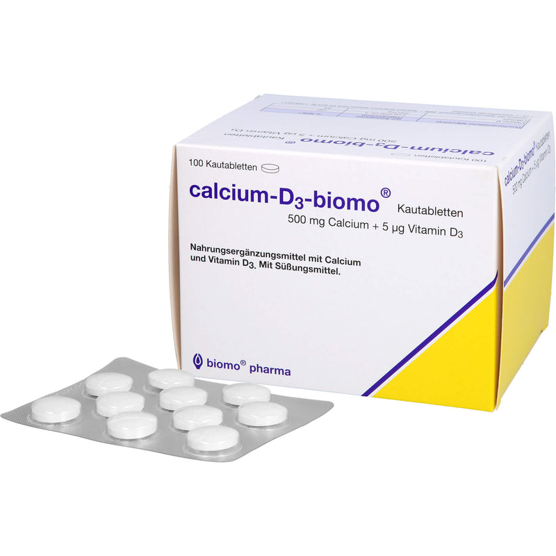 CALCIUM D3 BIOMO KAU 500+D 100 St