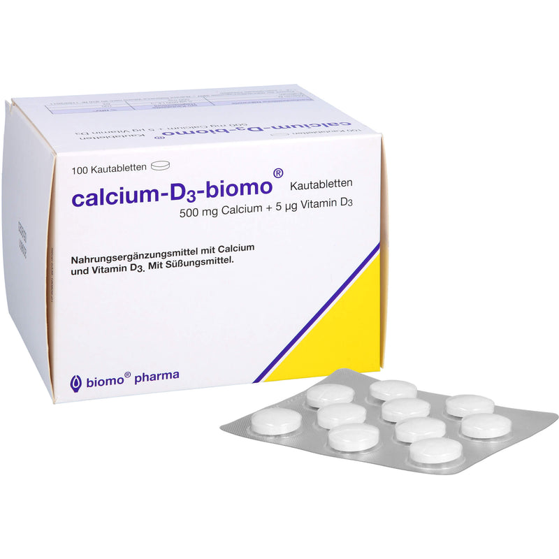 CALCIUM D3 BIOMO KAU 500+D 100 St