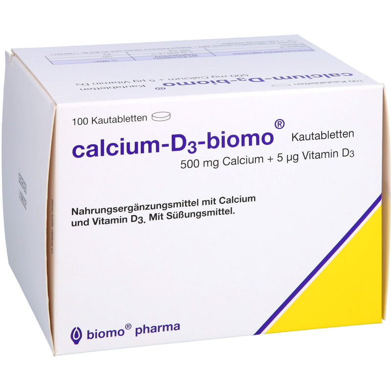 CALCIUM D3 BIOMO KAU 500+D 100 St