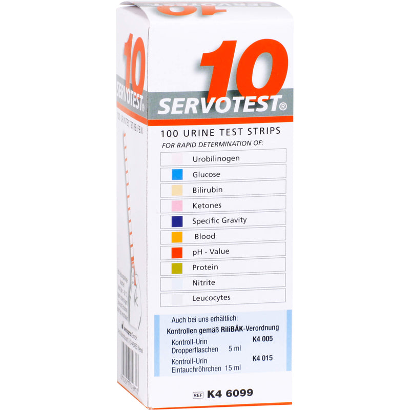 SERVO 10 TESTSTREIFEN 100 St