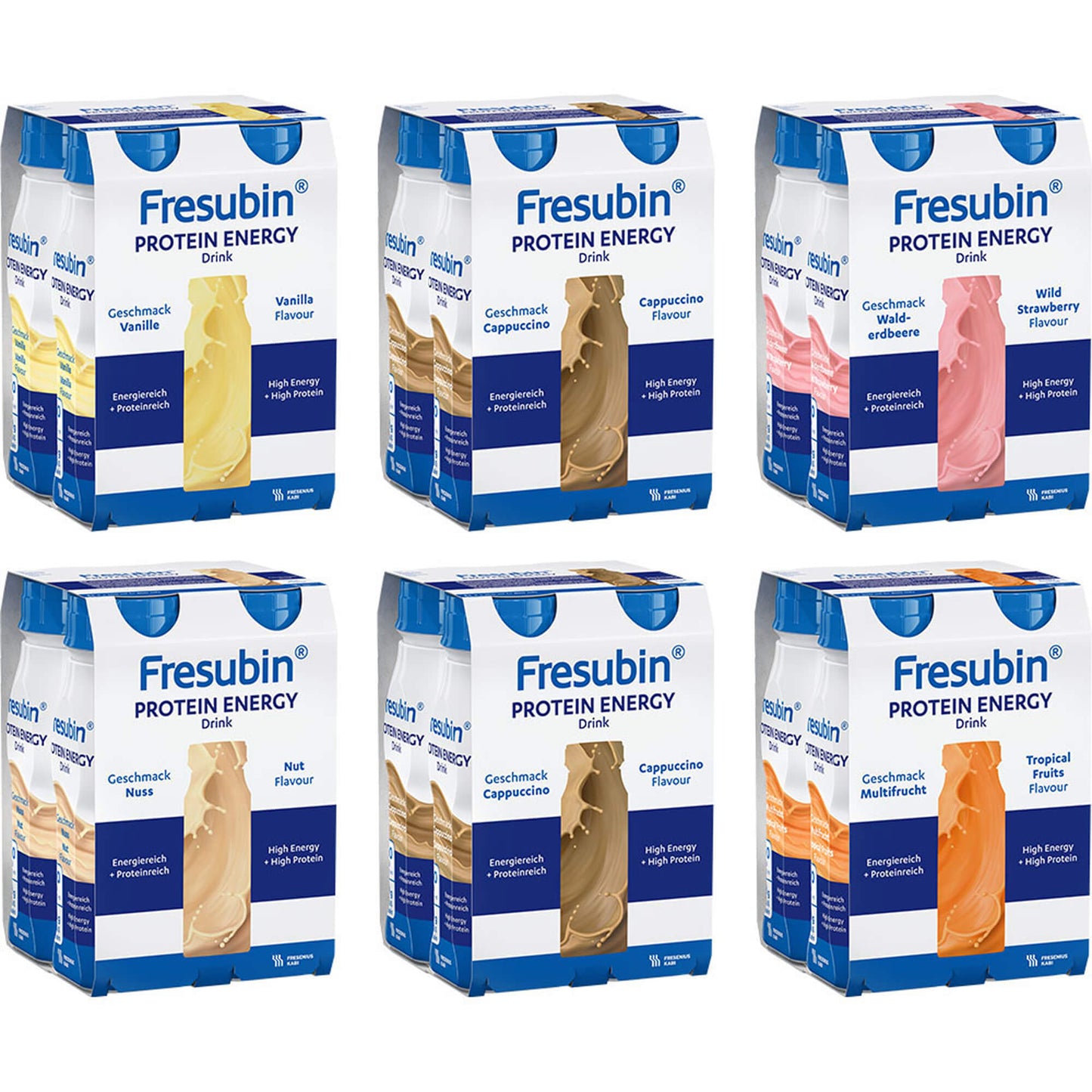 FRESUBIN PROTEIN Energy DRINK Mischkarton Trinkfl. 6X4X200 ml