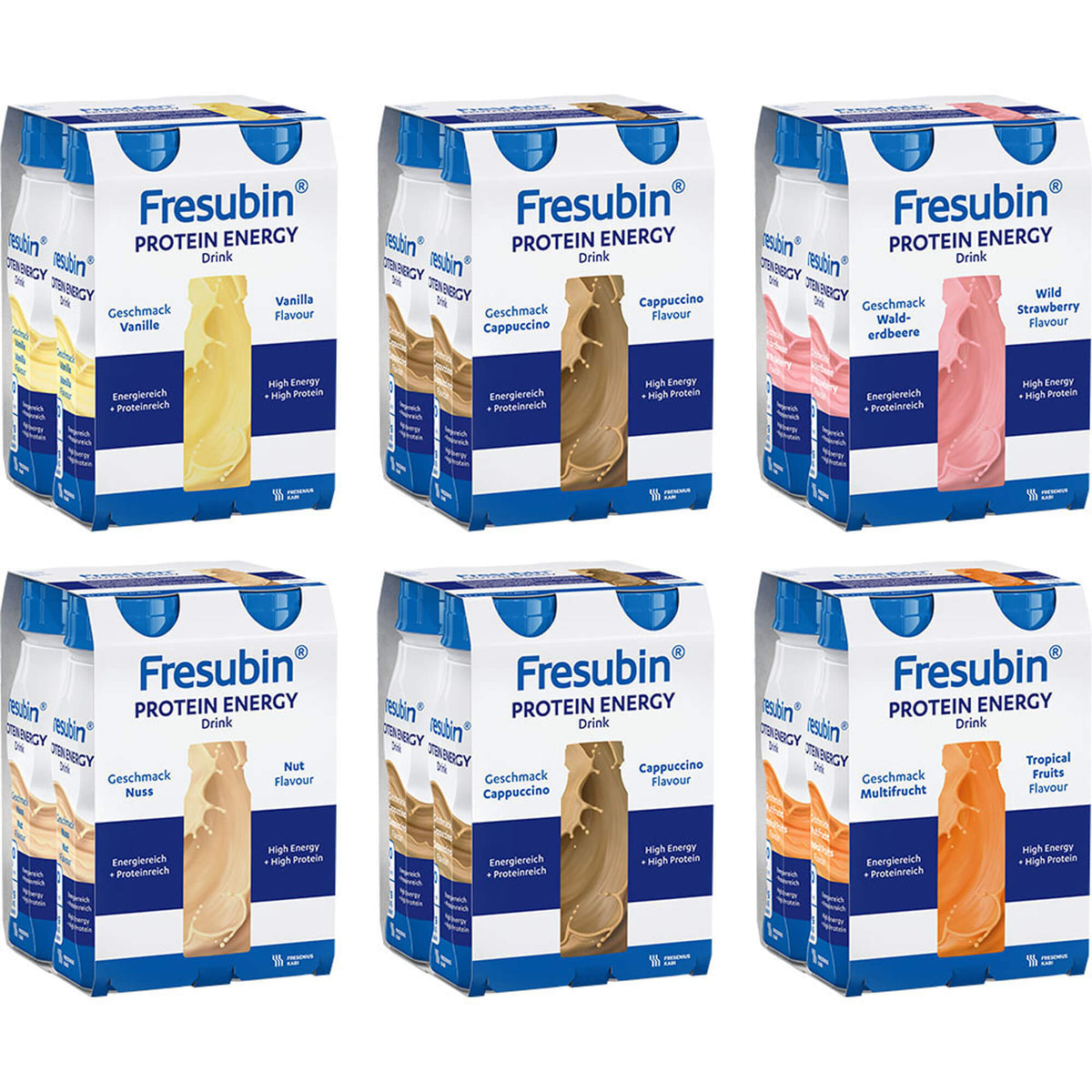 FRESUBIN PROTEIN Energy DRINK Mischkarton Trinkfl. 6X4X200 ml