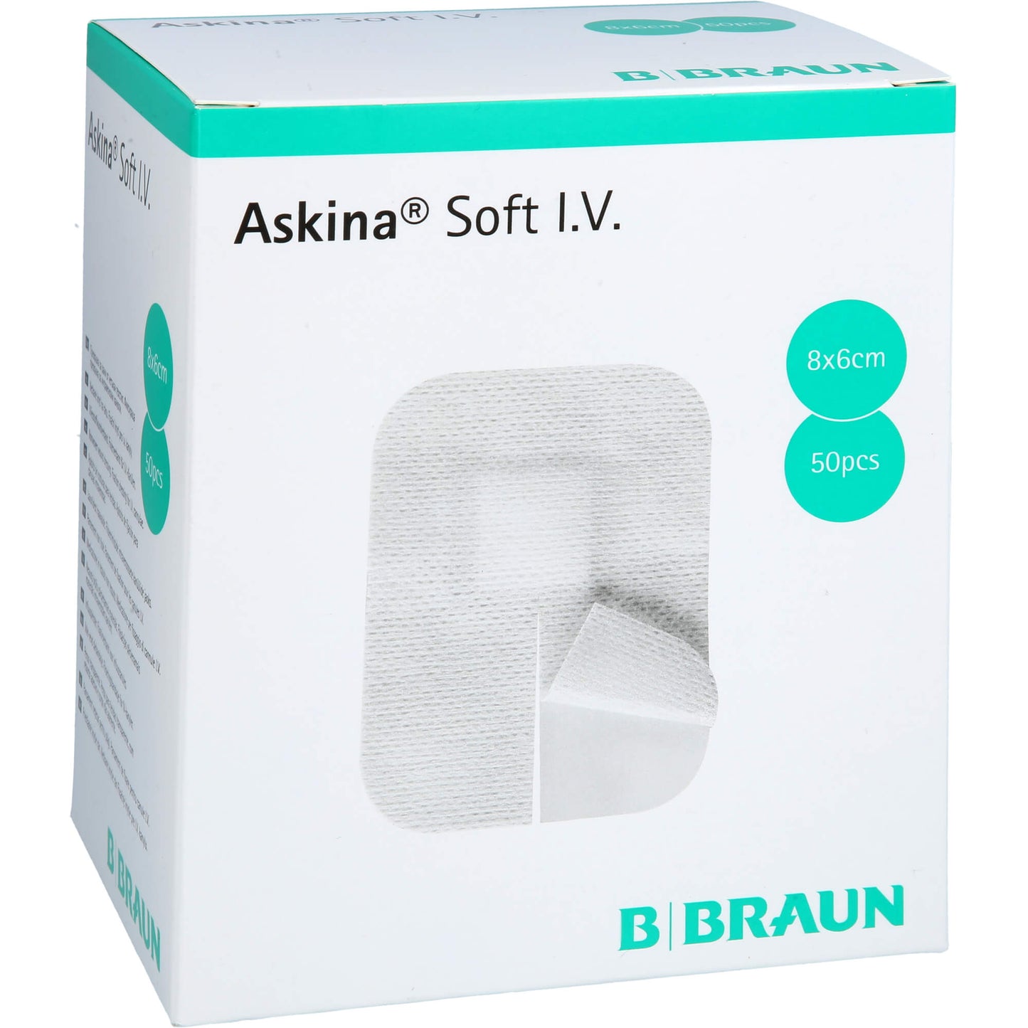 ASKINA Soft I.V. Wundverband 6x8 cm 50 St