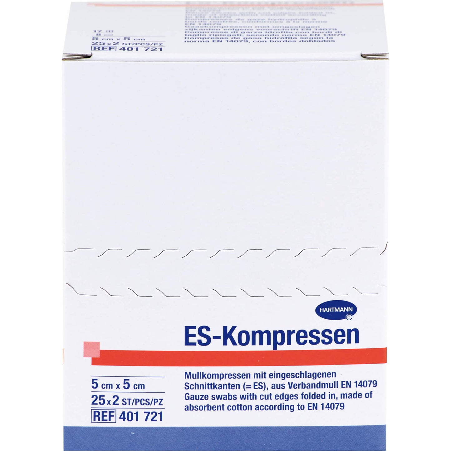 ES-KOMPRESSEN steril 5x5 cm 8fach 25X2 St