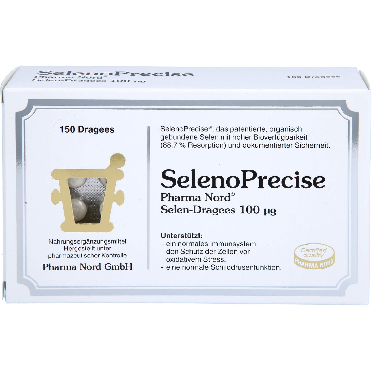 SELENOPRECISE 100 µg Pharma Nord Dragees 150 St