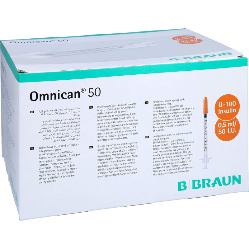 OMNICAN 50 0.5ML 0.30X12MM 100X1 St