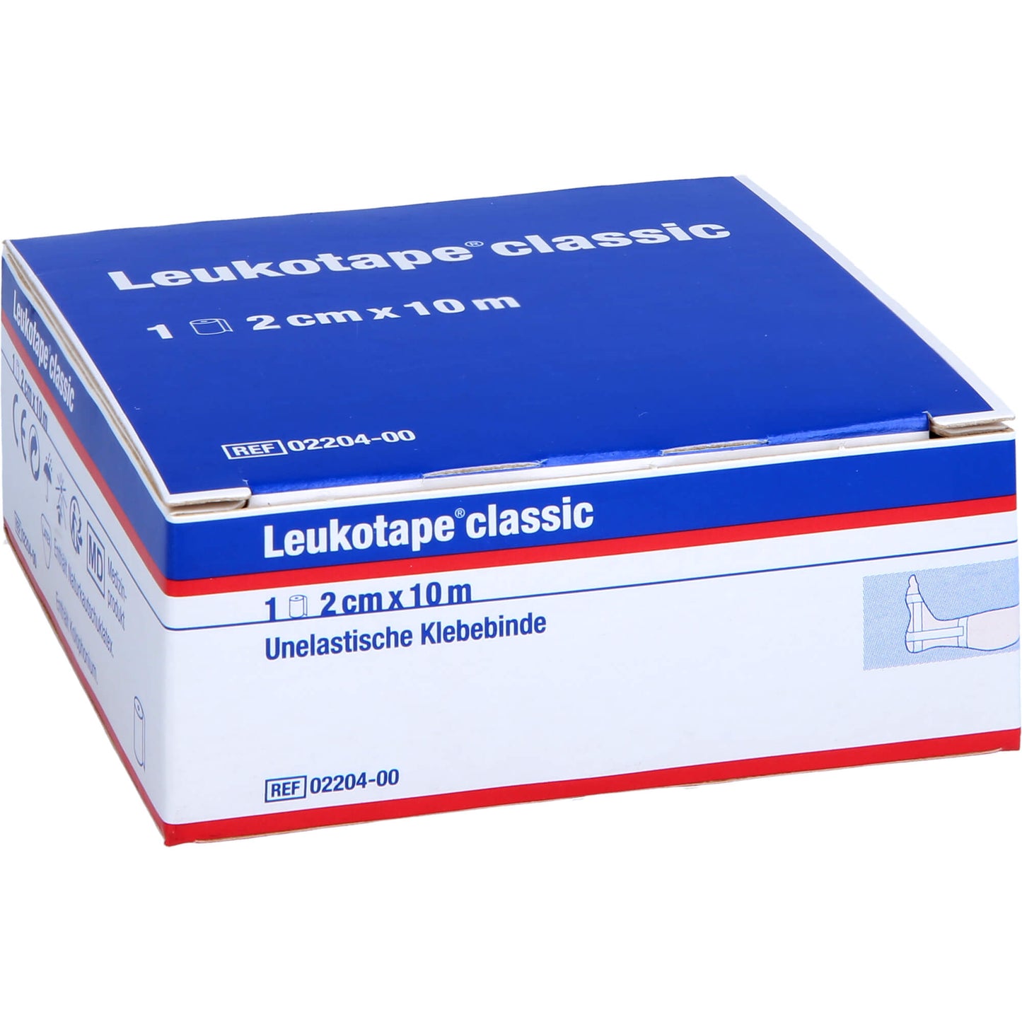 LEUKOTAPE Classic 2 cmx10 m weiß 1 St