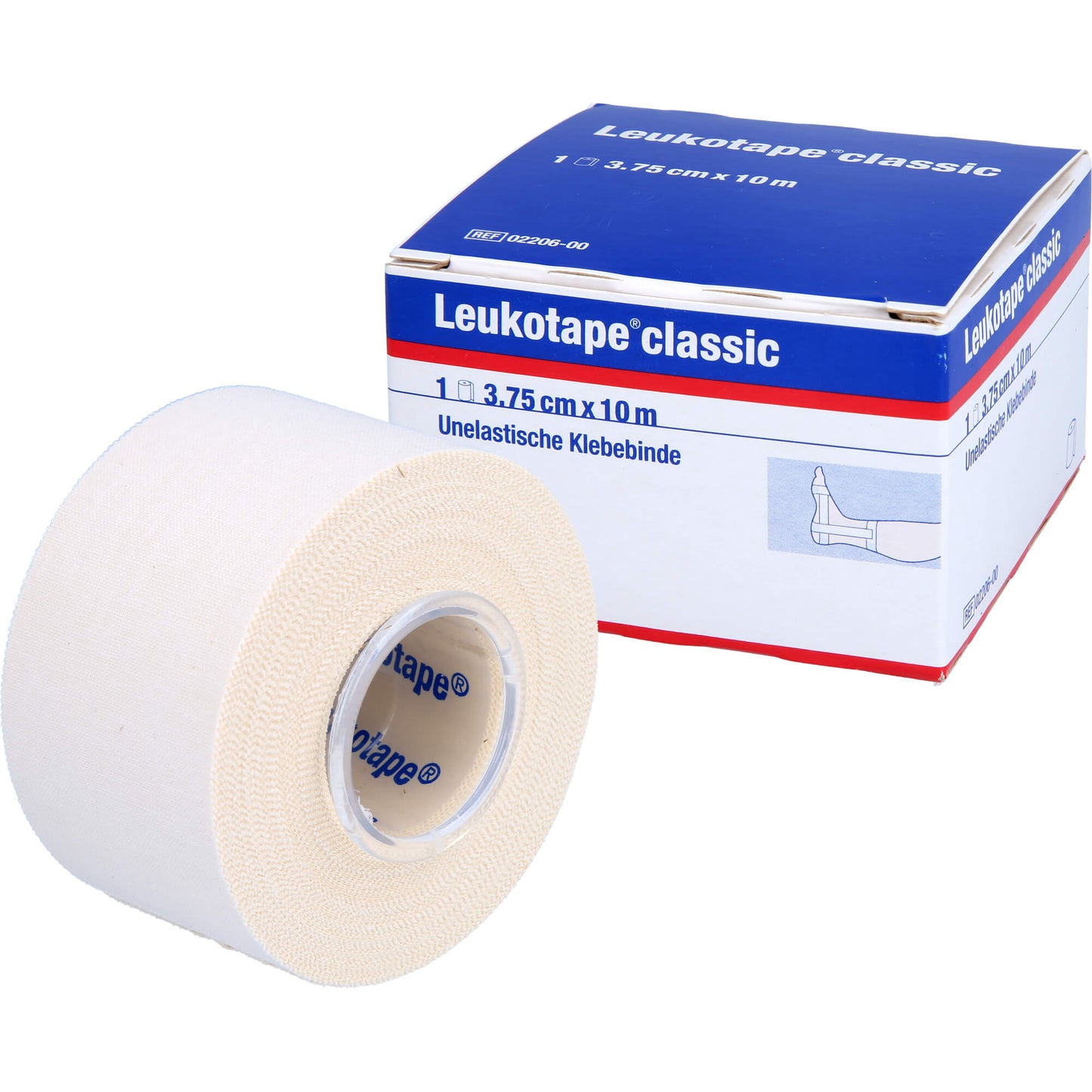 LEUKOTAPE Classic 3,75 cmx10 m weiß 1 St
