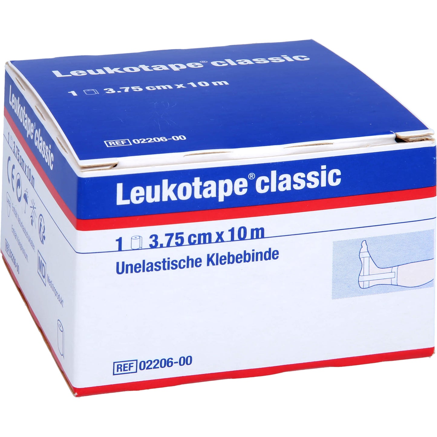 LEUKOTAPE Classic 3,75 cmx10 m weiß 1 St