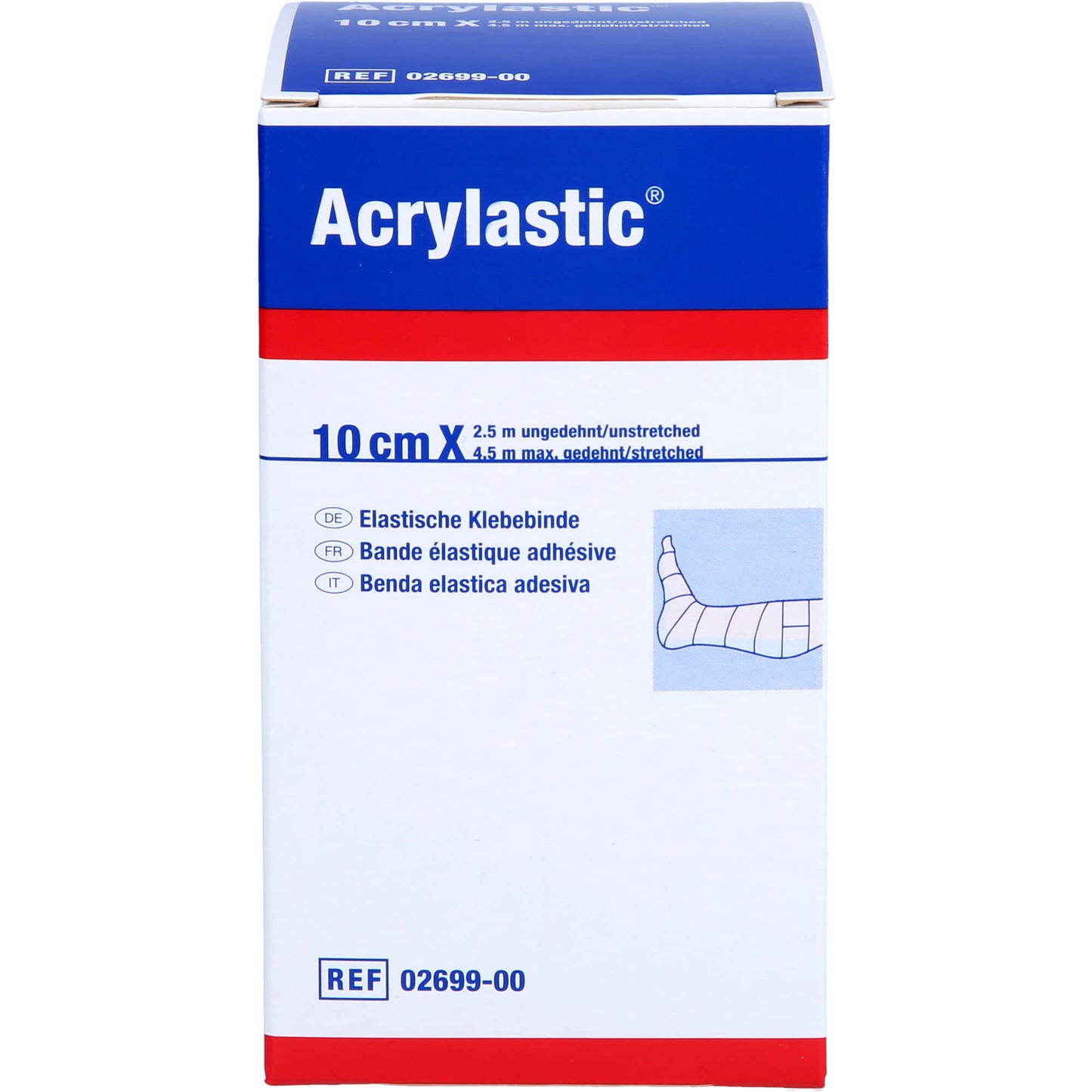 ACRYLASTIC 10 cmx2,5 m Binden 1 St
