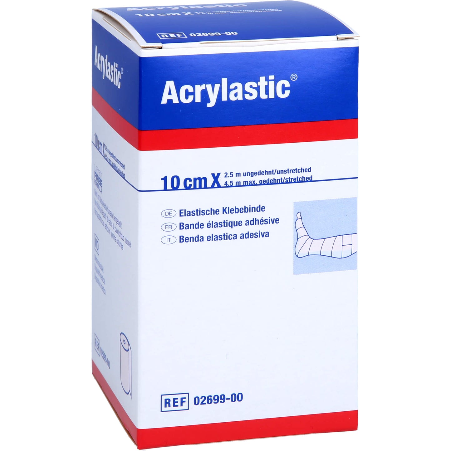 ACRYLASTIC 10 cmx2,5 m Binden 1 St