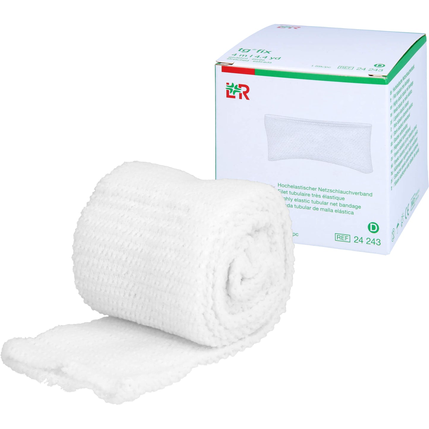 TG fix Netzverband D 4 m weiß 1 St