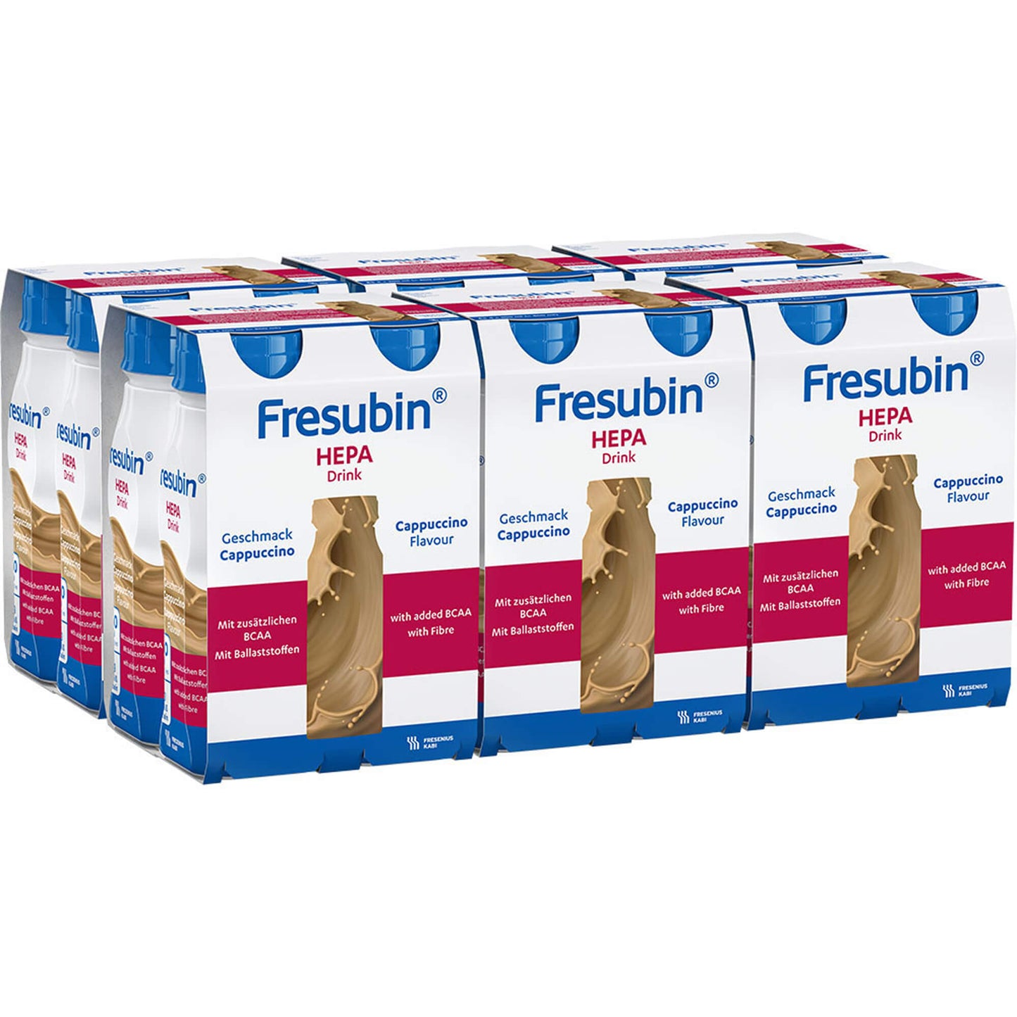 FRESUBIN HEPA DRINK Cappuccino Trinkflasche 6X4X200 ml