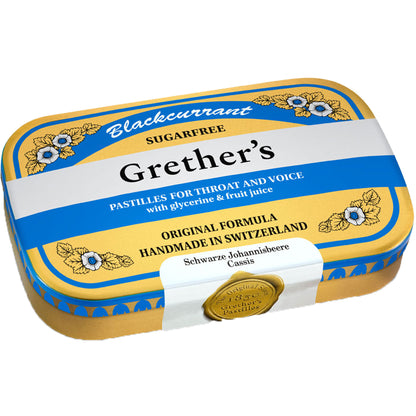GRETHERS Blackcurrant Silber zf.Past.Dose 60 g