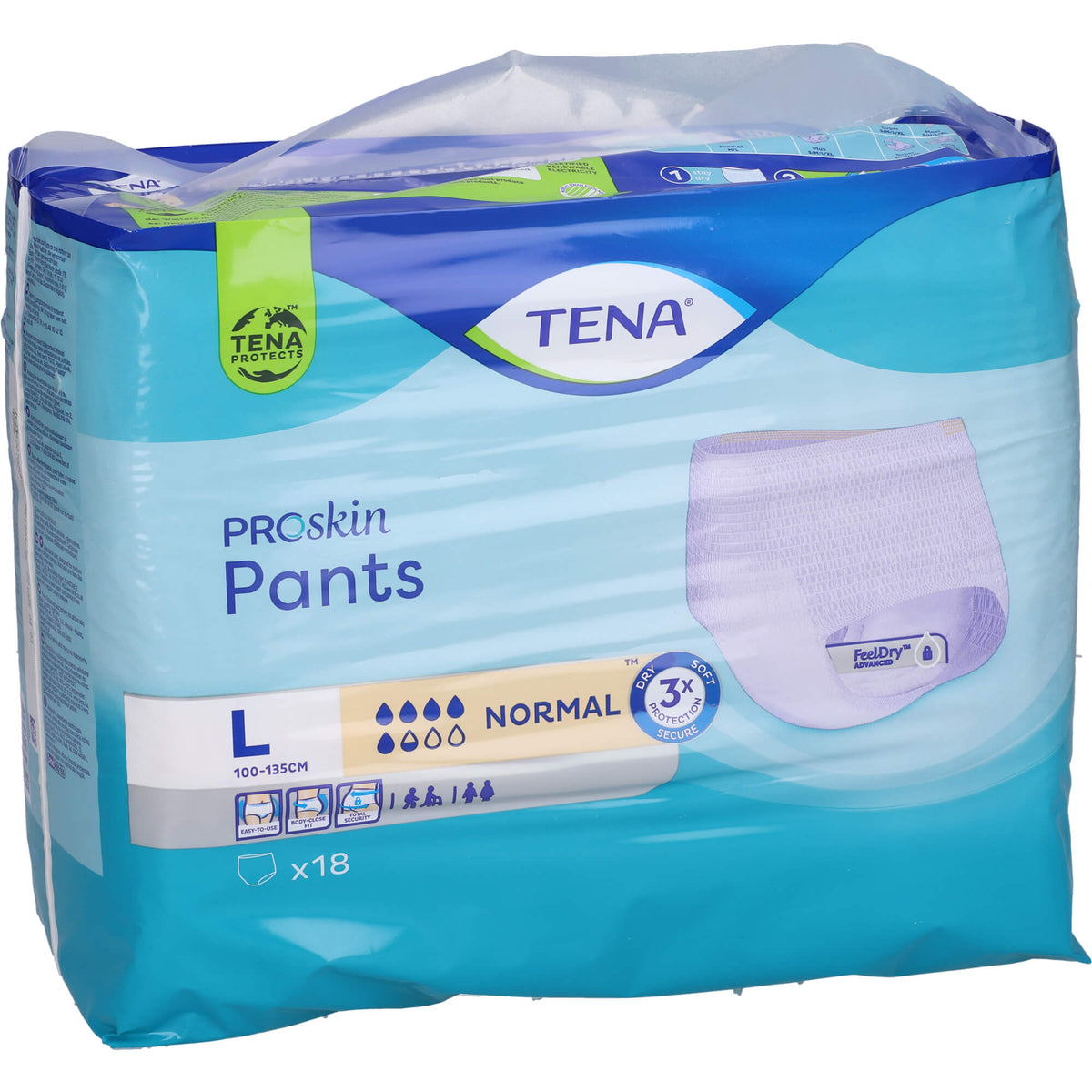 TENA PANTS Normal L bei Inkontinenz 18 St
