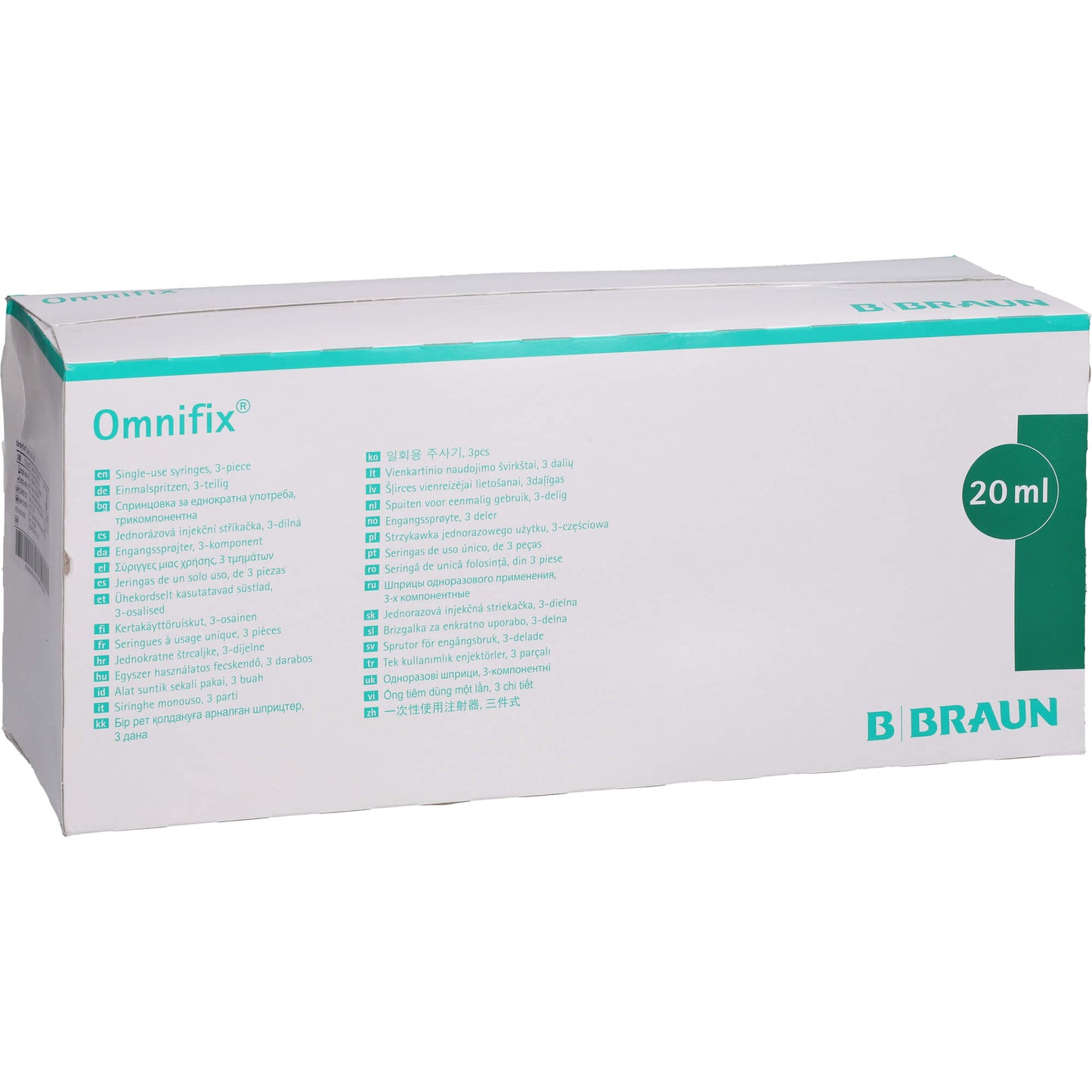 OMNIFIX Solo Spr.20 ml Luer Lock latexfrei 100X20 ml