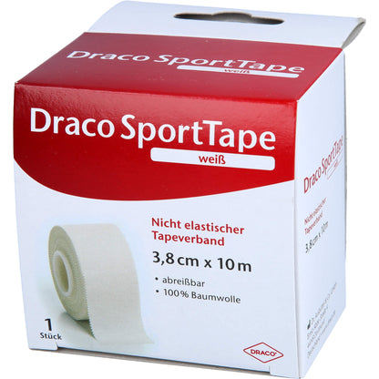 DRACO TAPEVERBAND 3,8 cmx10 m weiß 1 St