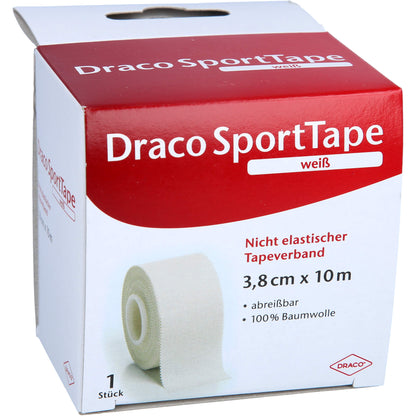 DRACO TAPEVERBAND 3,8 cmx10 m weiß 1 St